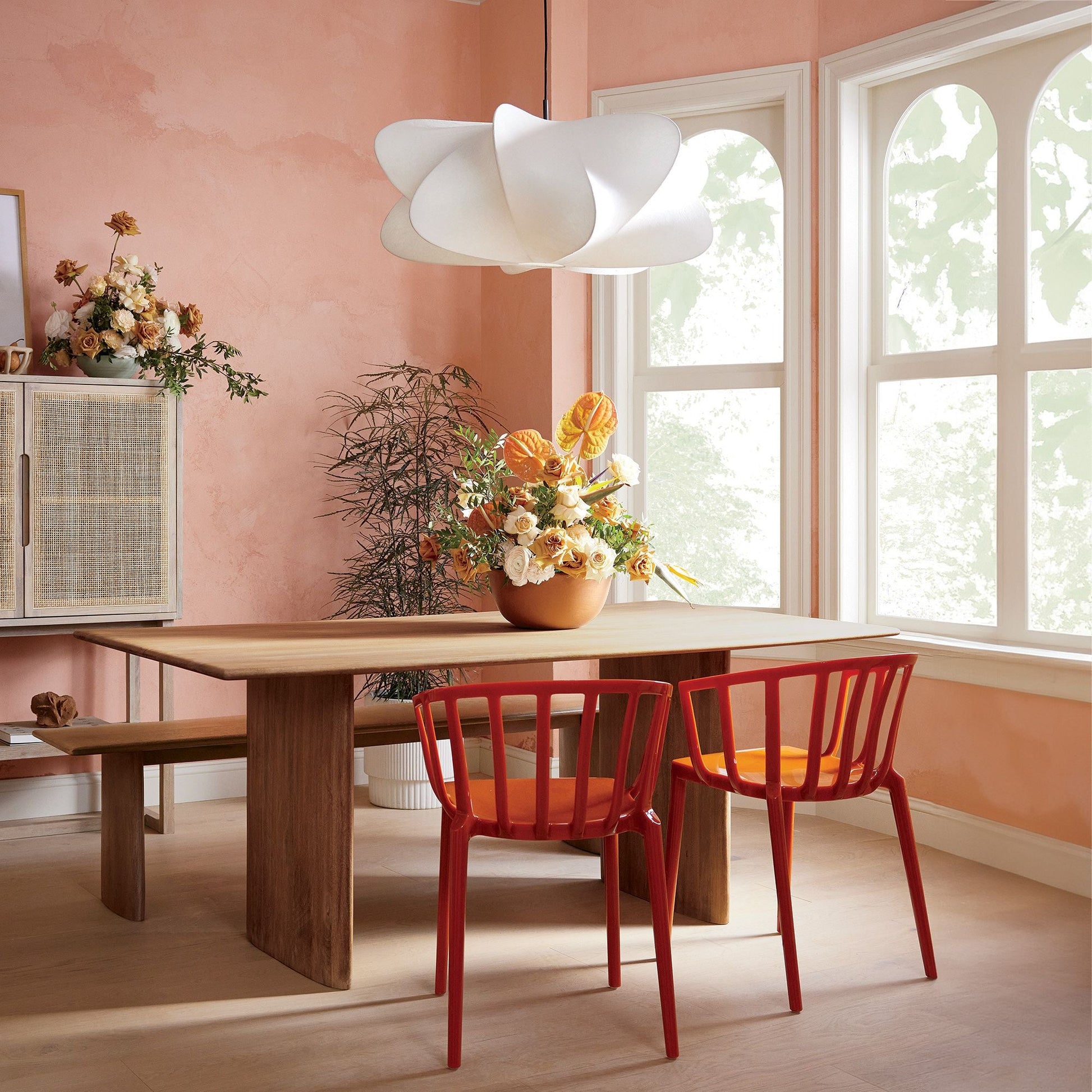 Hanglamp Bohemian met Wolkvormige Kap en Verstelbare Kabel