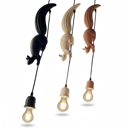 Hanglamp Eekhoorn met Dennenappel Fitting Art Deco Stijl