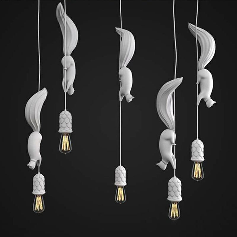 Hanglamp Eekhoorn met Dennenappel Fitting Art Deco Stijl