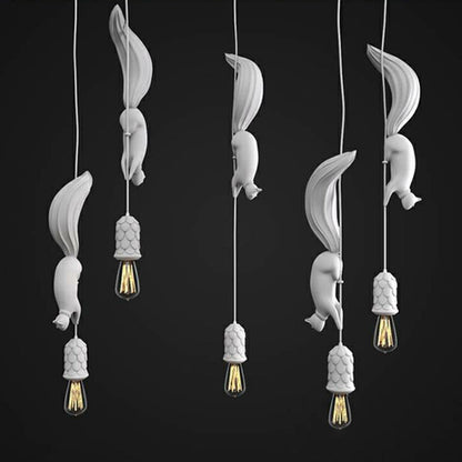 Hanglamp Eekhoorn met Dennenappel Fitting Art Deco Stijl