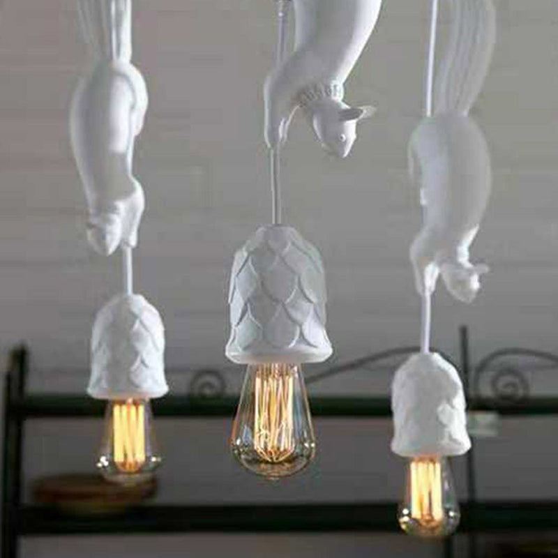 Hanglamp Eekhoorn met Dennenappel Fitting Art Deco Stijl