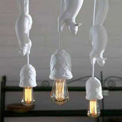 Hanglamp Eekhoorn met Dennenappel Fitting Art Deco Stijl