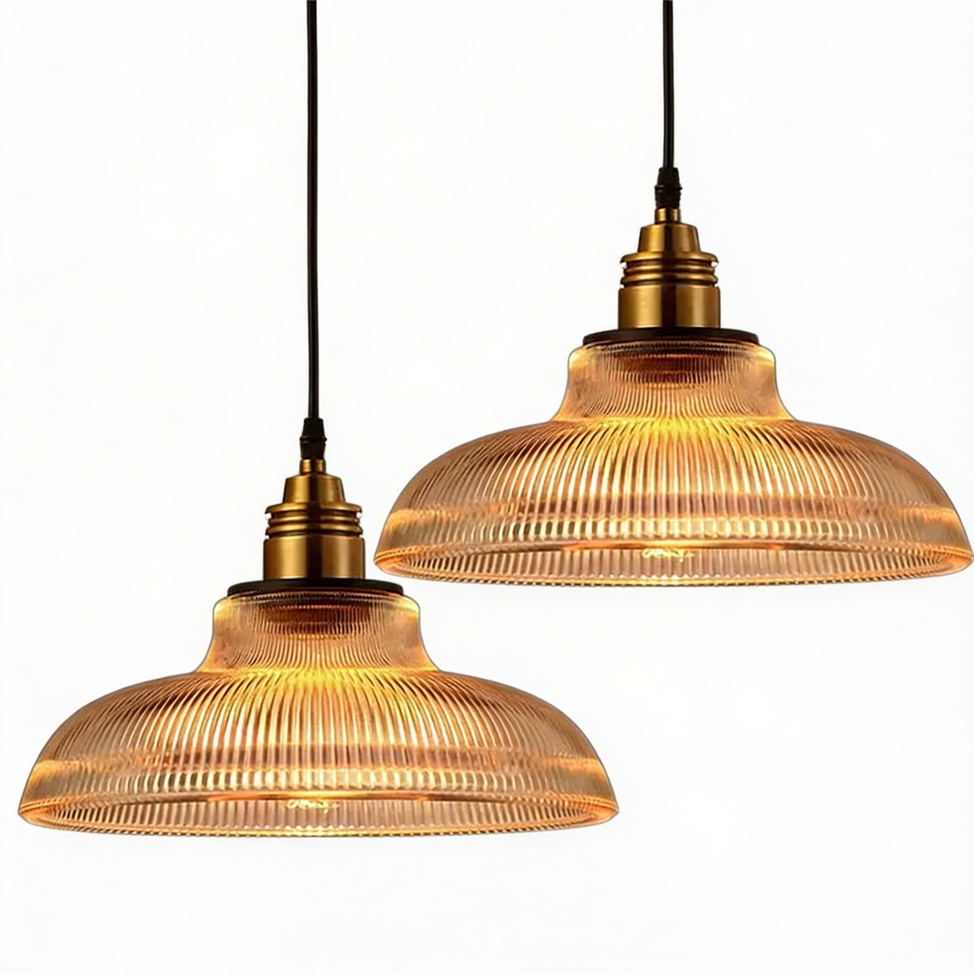 Hanglamp Glazen Kap Modern met Lichteffect voor Eetkamer en Woonkamer