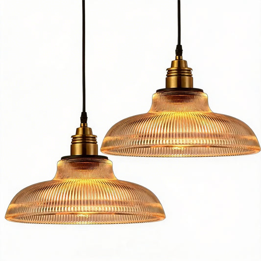 Hanglamp Glazen Kap Modern met Lichteffect voor Eetkamer en Woonkamer