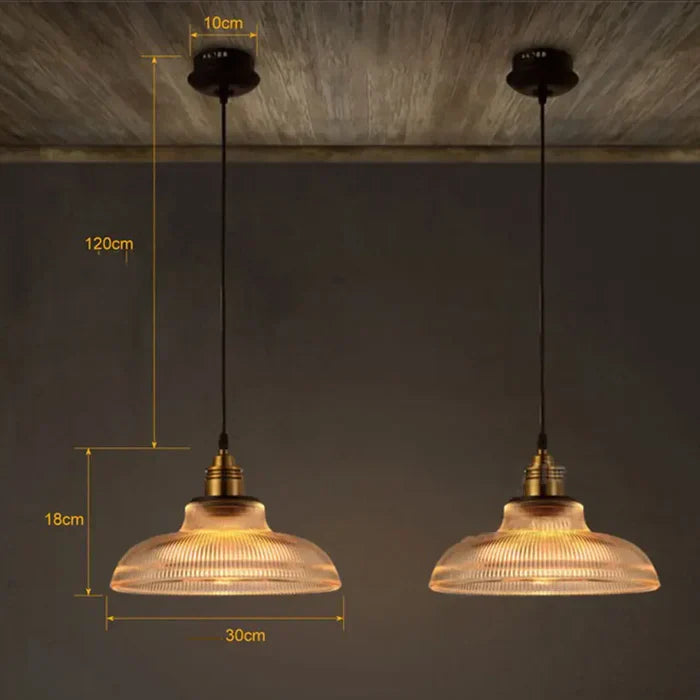 Hanglamp Glazen Kap Modern met Lichteffect voor Eetkamer en Woonkamer