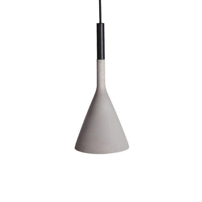 Hanglamp Industrieel met Kegelkap van Beton en Verstelbare Hoogte