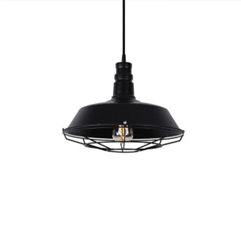 Hanglamp Industrieel Retro met Draadkooi en Verstelbare Hoogte