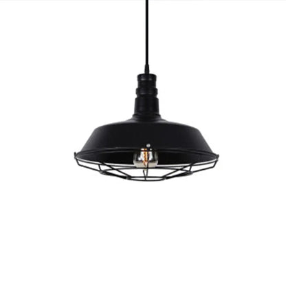 Hanglamp Industrieel Retro met Draadkooi en Verstelbare Hoogte