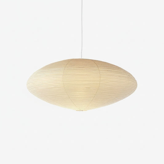 Hanglamp Japandi Washi Papier met Ovale Kap en Verstelbare Kabel