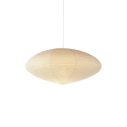 Hanglamp Japandi Washi Papier met Ovale Kap en Verstelbare Kabel