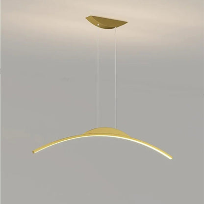 Hanglamp Minimalistisch Gebogen LED met Afstandsbediening