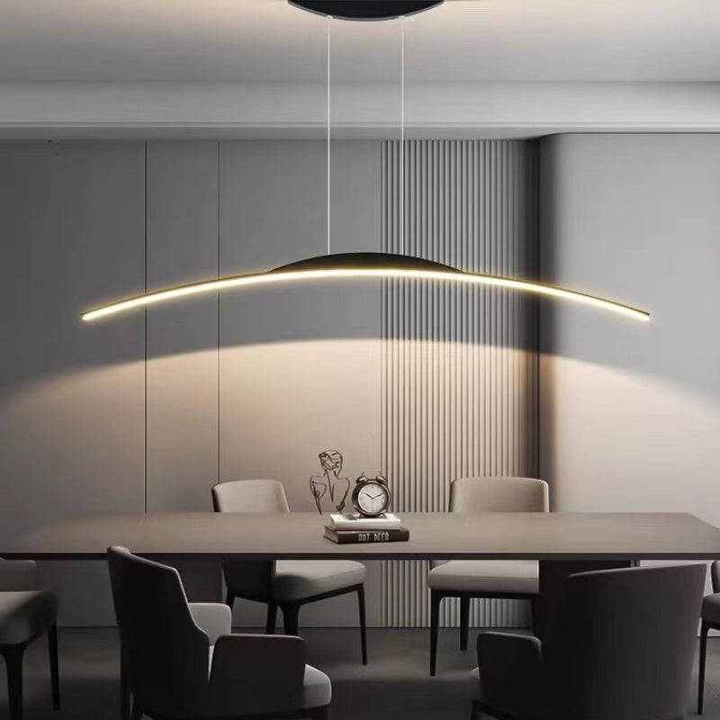 Hanglamp Minimalistisch Gebogen LED met Afstandsbediening