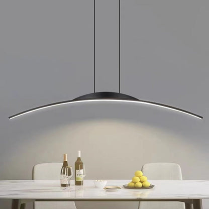 Hanglamp Minimalistisch Gebogen LED met Afstandsbediening