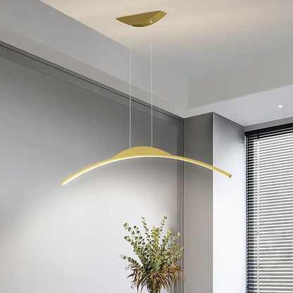 Hanglamp Minimalistisch Gebogen LED met Afstandsbediening