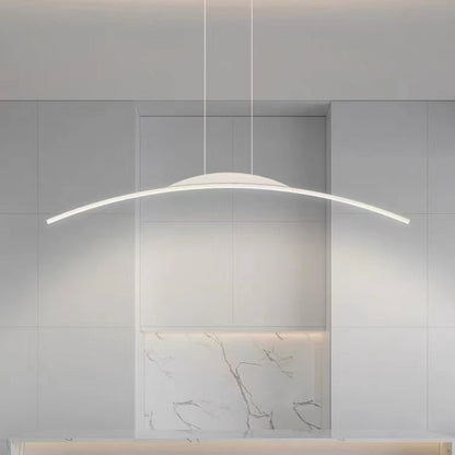 Hanglamp Minimalistisch Gebogen LED met Afstandsbediening