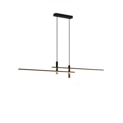 Hanglamp Minimalistisch LED Dimbaar met Kruisvormige Lijnstructuur en Verstelbare Hoogte