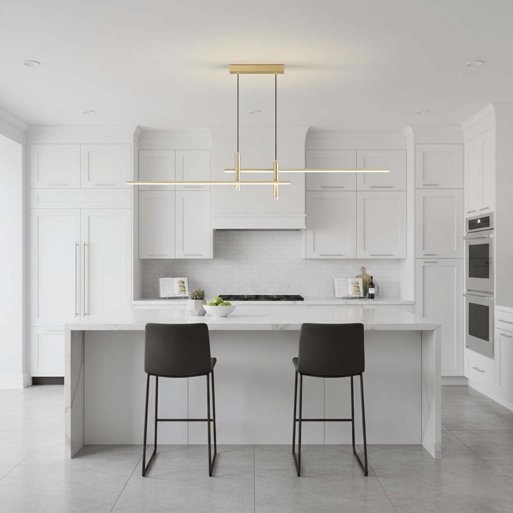 Hanglamp Minimalistisch LED Dimbaar met Kruisvormige Lijnstructuur en Verstelbare Hoogte