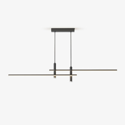 Hanglamp Minimalistisch LED Dimbaar met Kruisvormige Lijnstructuur en Verstelbare Hoogte