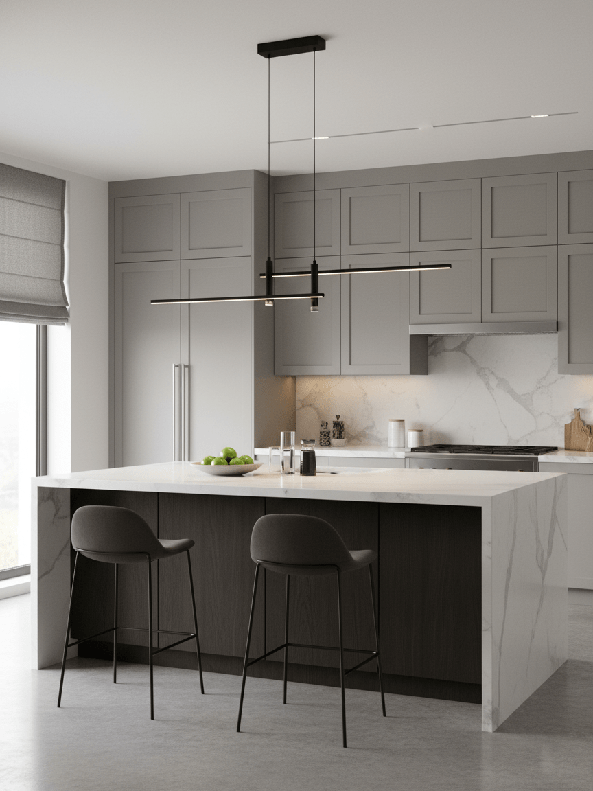 Hanglamp Minimalistisch LED Dimbaar met Kruisvormige Lijnstructuur en Verstelbare Hoogte