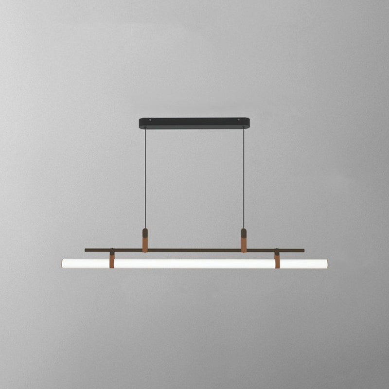 Hanglamp Minimalistisch met Buisvormige LED Lichtbron en Verstelbare Hoogte
