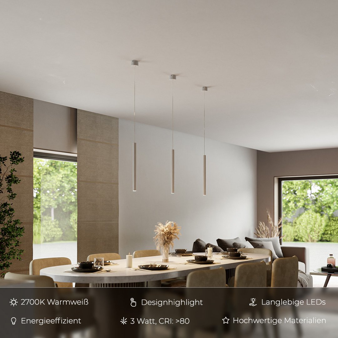 Hanglamp Minimalistisch met Cilindervorm en Geïntegreerde LED ##POS:3##