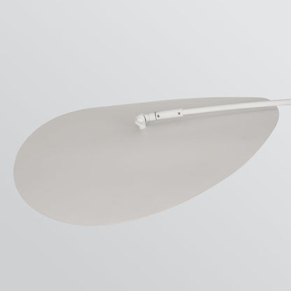 Hanglamp Minimalistisch met Gebogen Arm en Schijfvormige Kap