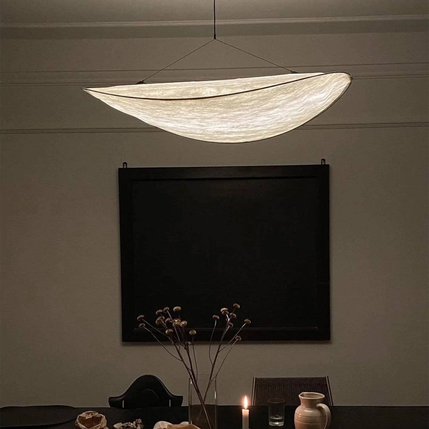 Hanglamp Minimalistisch met Organische Vorm en Geïntegreerde LED