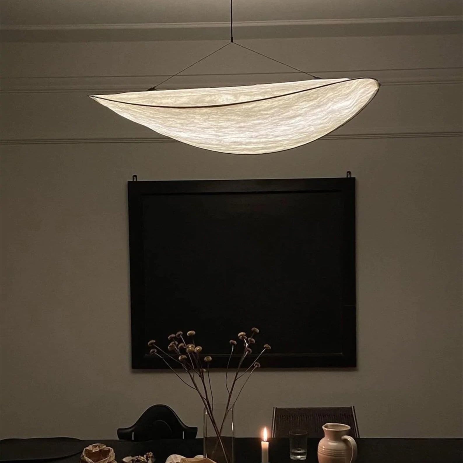 Hanglamp Minimalistisch met Organische Vorm en Geïntegreerde LED