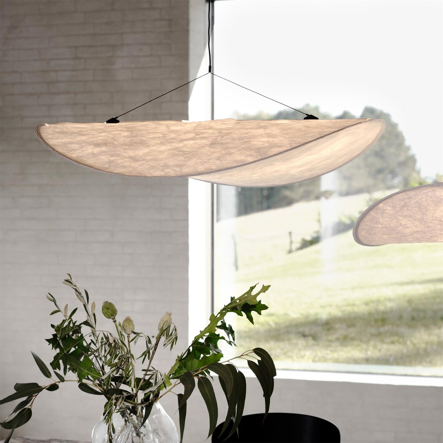 Hanglamp Minimalistisch met Organische Vorm en Geïntegreerde LED