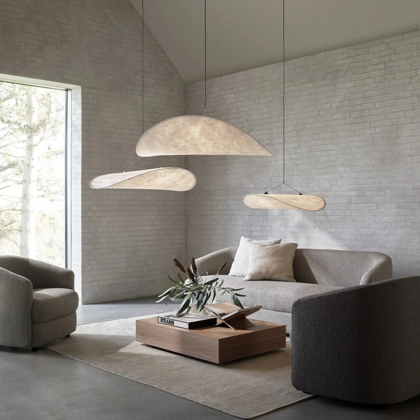 Hanglamp Minimalistisch met Organische Vorm en Geïntegreerde LED