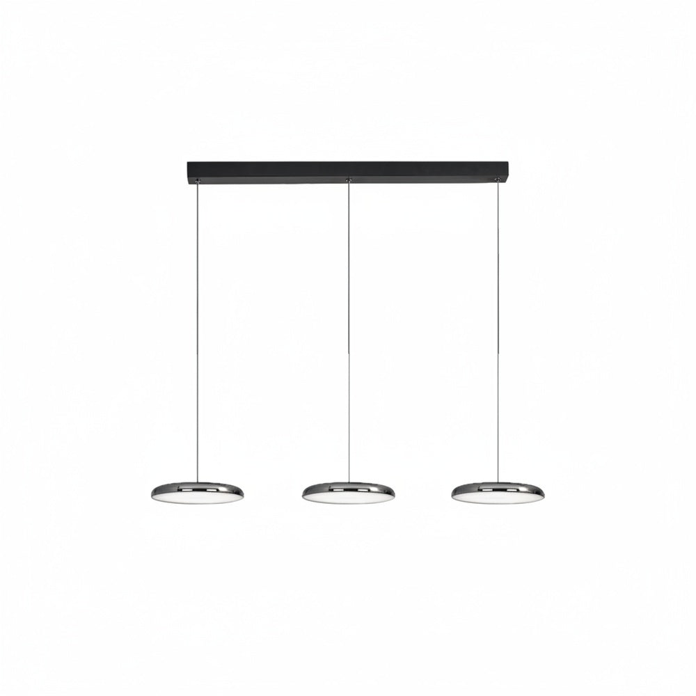 Hanglamp Minimalistisch met Ronde Schijfkap en Verstelbare Hoogte