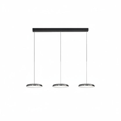 Hanglamp Minimalistisch met Ronde Schijfkap en Verstelbare Hoogte