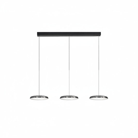 Hanglamp Minimalistisch met Ronde Schijfkap en Verstelbare Hoogte