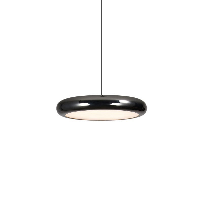 Hanglamp Minimalistisch met Ronde Schijfkap en Verstelbare Hoogte ##POS:11##