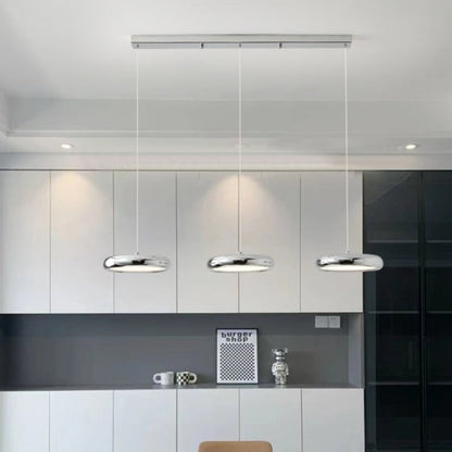 Hanglamp Minimalistisch met Ronde Schijfkap en Verstelbare Hoogte ##POS:4##