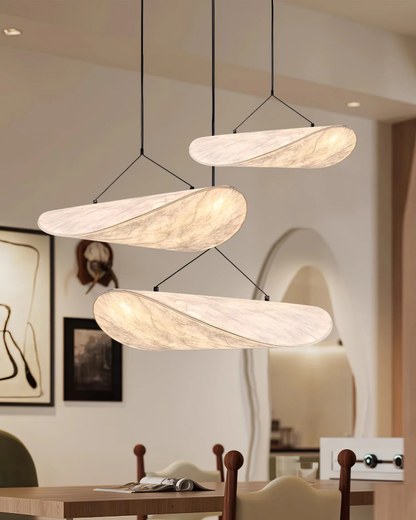 Hanglamp Minimalistisch met Sculpturale Vleugelvorm en Geïntegreerde LED