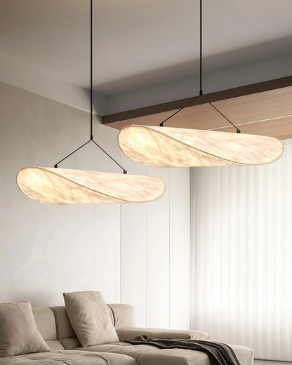 Hanglamp Minimalistisch met Sculpturale Vleugelvorm en Geïntegreerde LED