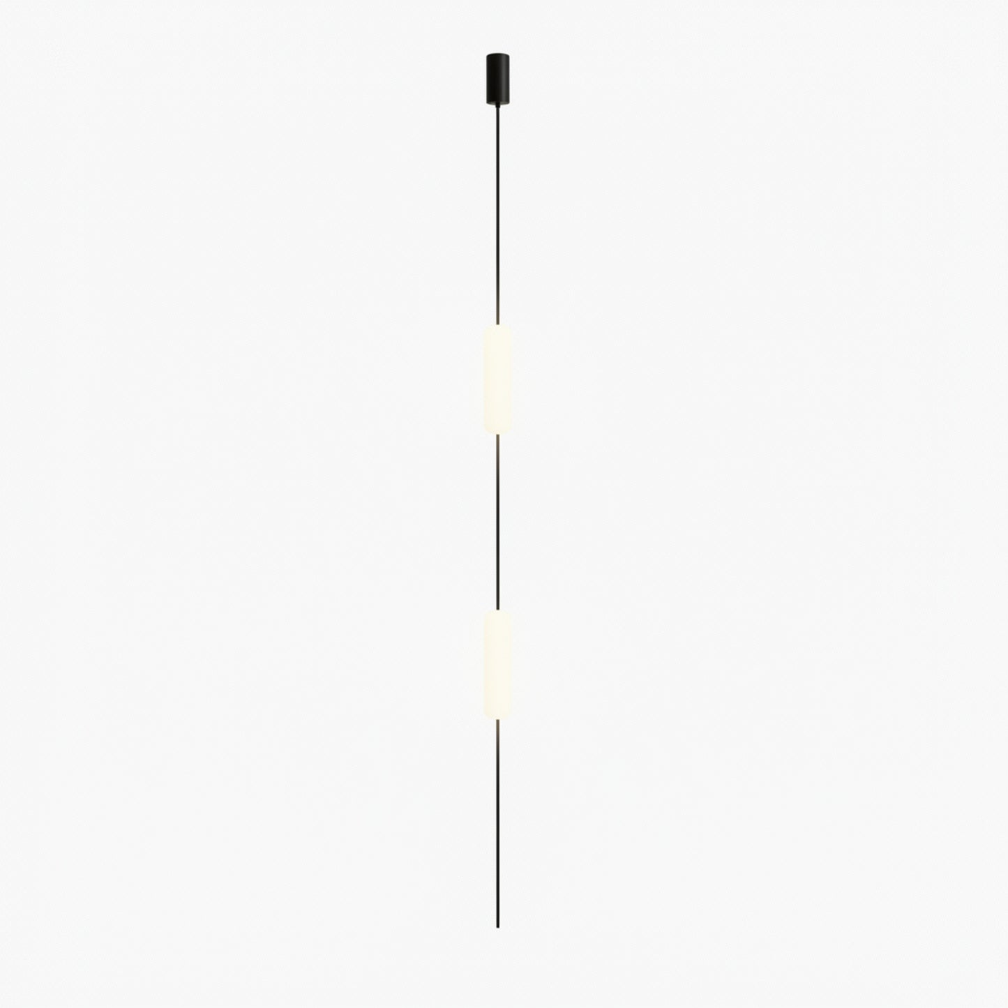 Hanglamp Minimalistisch met Verticale LED Cilinders en Verstelbare Hoogte