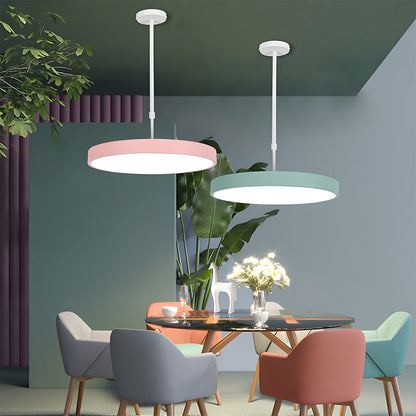 Hanglamp Minimalistisch Rond met Geïntegreerde LED en Verstelbare Hoogte