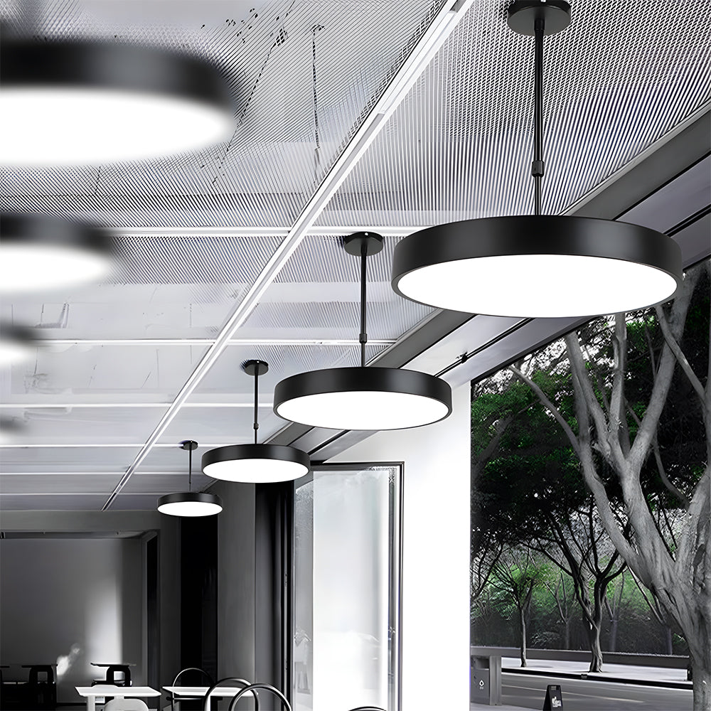 Hanglamp Minimalistisch Rond met Geïntegreerde LED en Verstelbare Hoogte