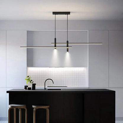 Hanglamp Modern Lineair LED met Afstandsbediening en Dimfunctie