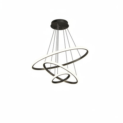 Hanglamp Modern met 3 Ringen en Verstelbare Hoogte