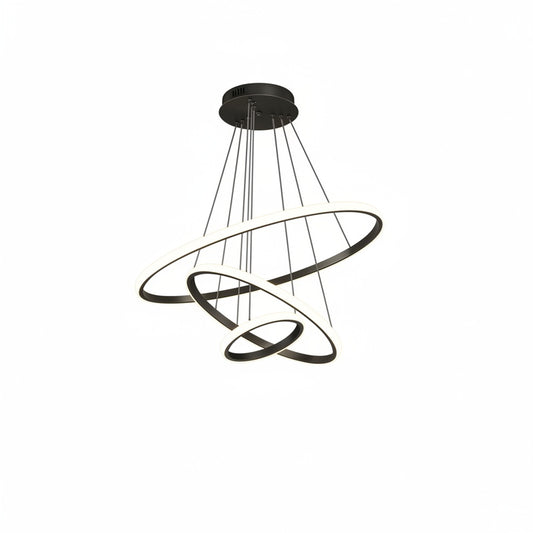 Hanglamp Modern met 3 Ringen en Verstelbare Hoogte