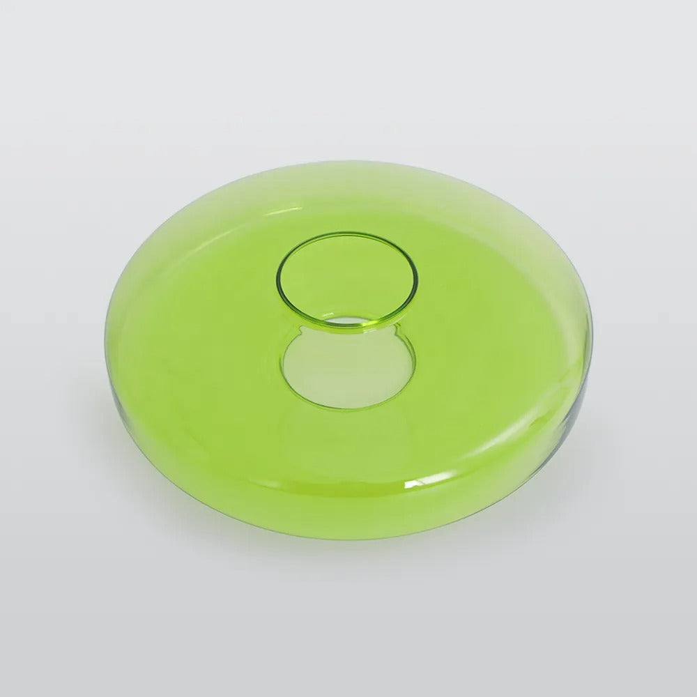 Hanglamp Modern met Gelaagde Glazen Kap en Verstelbare Hoogte