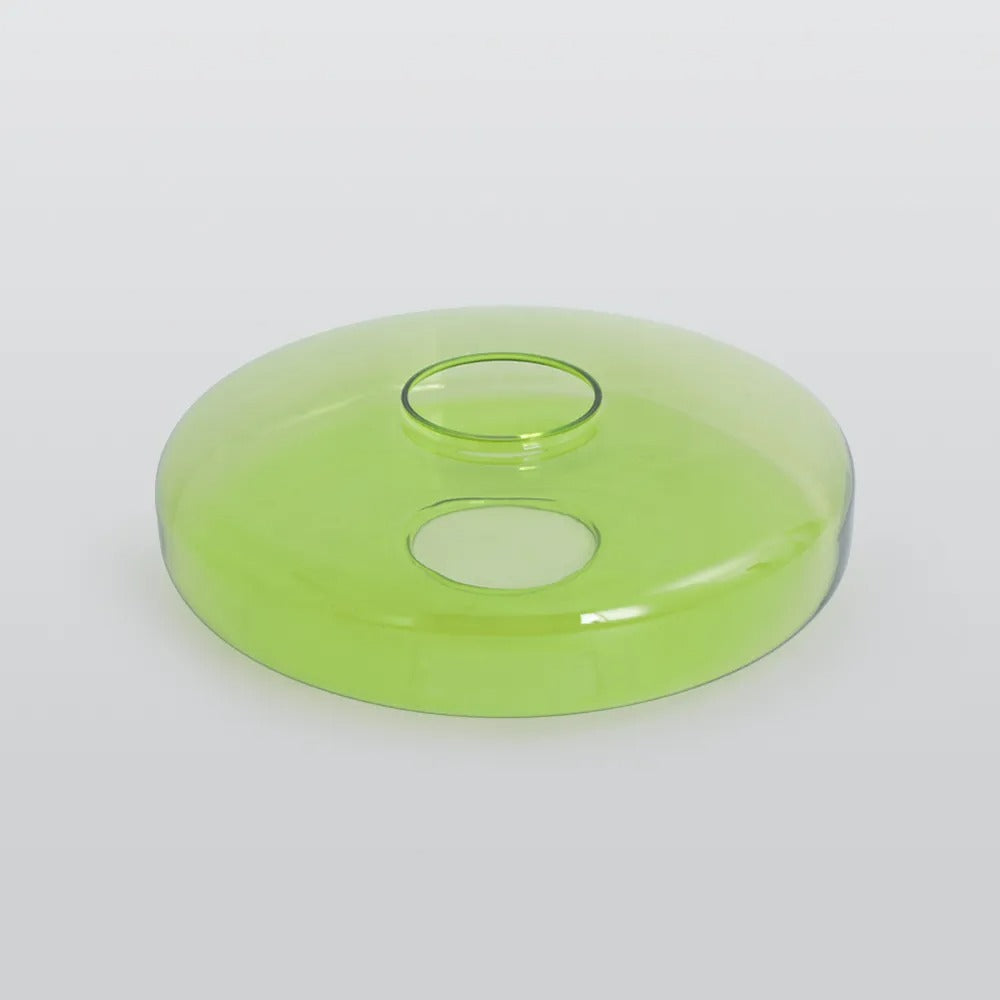 Hanglamp Modern met Gelaagde Glazen Kap en Verstelbare Hoogte