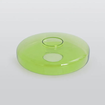 Hanglamp Modern met Gelaagde Glazen Kap en Verstelbare Hoogte