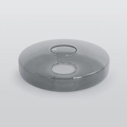Hanglamp Modern met Gelaagde Glazen Kap en Verstelbare Hoogte