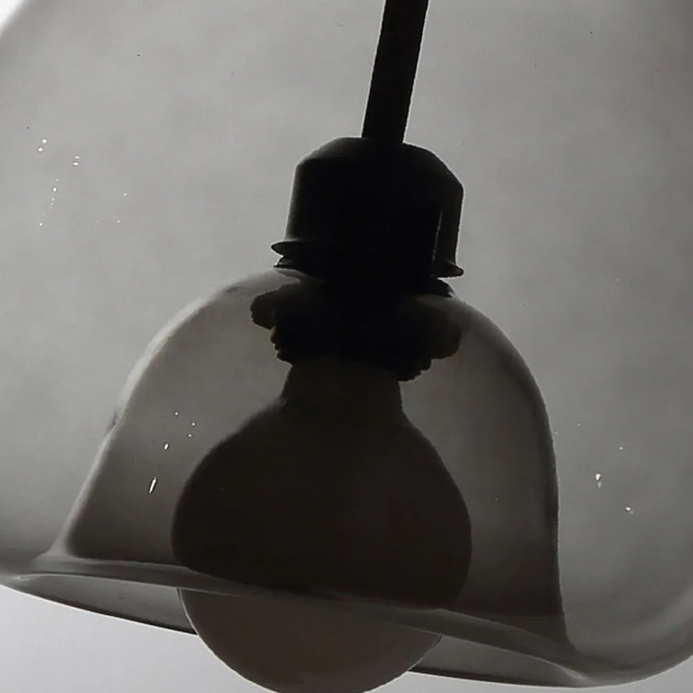 Hanglamp Modern met Glazen Bol Kap en Verstelbare Hoogte