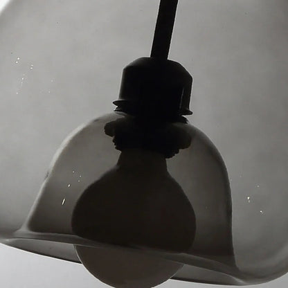 Hanglamp Modern met Glazen Bol Kap en Verstelbare Hoogte