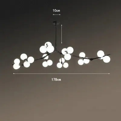 Hanglamp Modern met Glazen Bollen en Takkenvorm